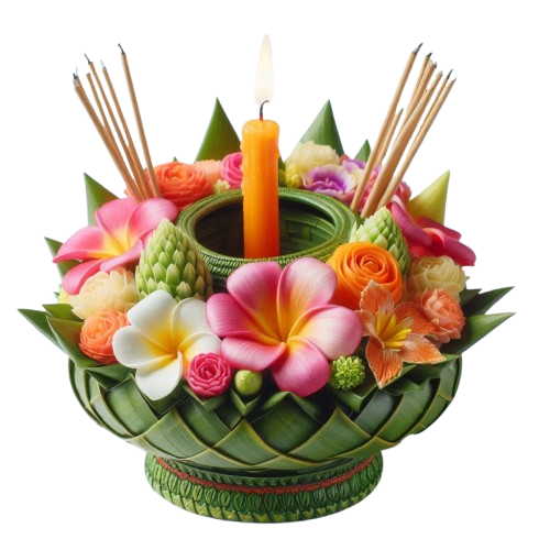 กระทงใบตองแบบที่ 1