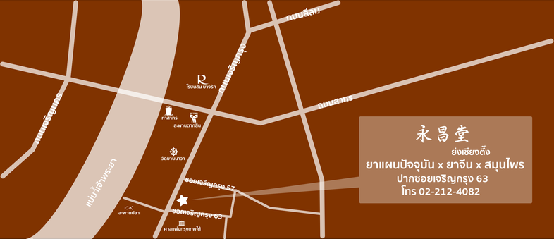 ร้านขายยา บนถนนเจริญกรุง