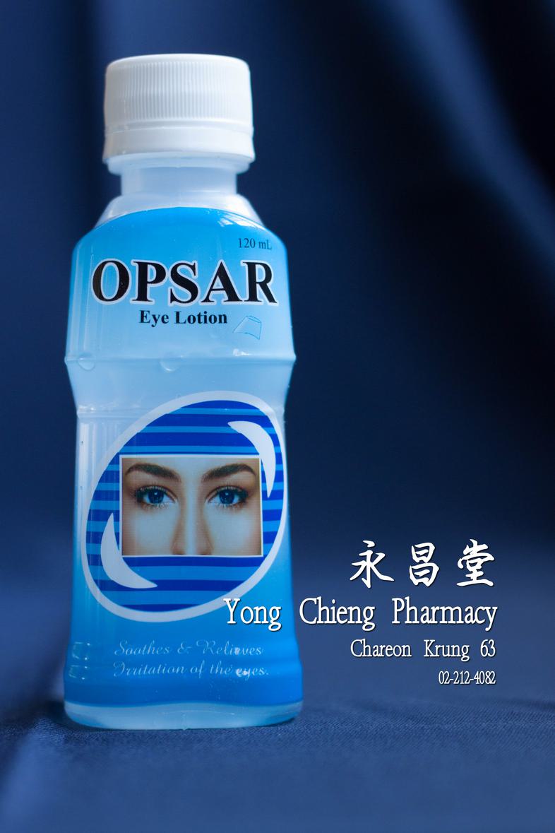 Opsar Eye Lotion Opsar Eye Lotion Soothes & Relieves Irritation of the eyes

Sodium Borate, Boric Acid, Sodium Chloride, Be...