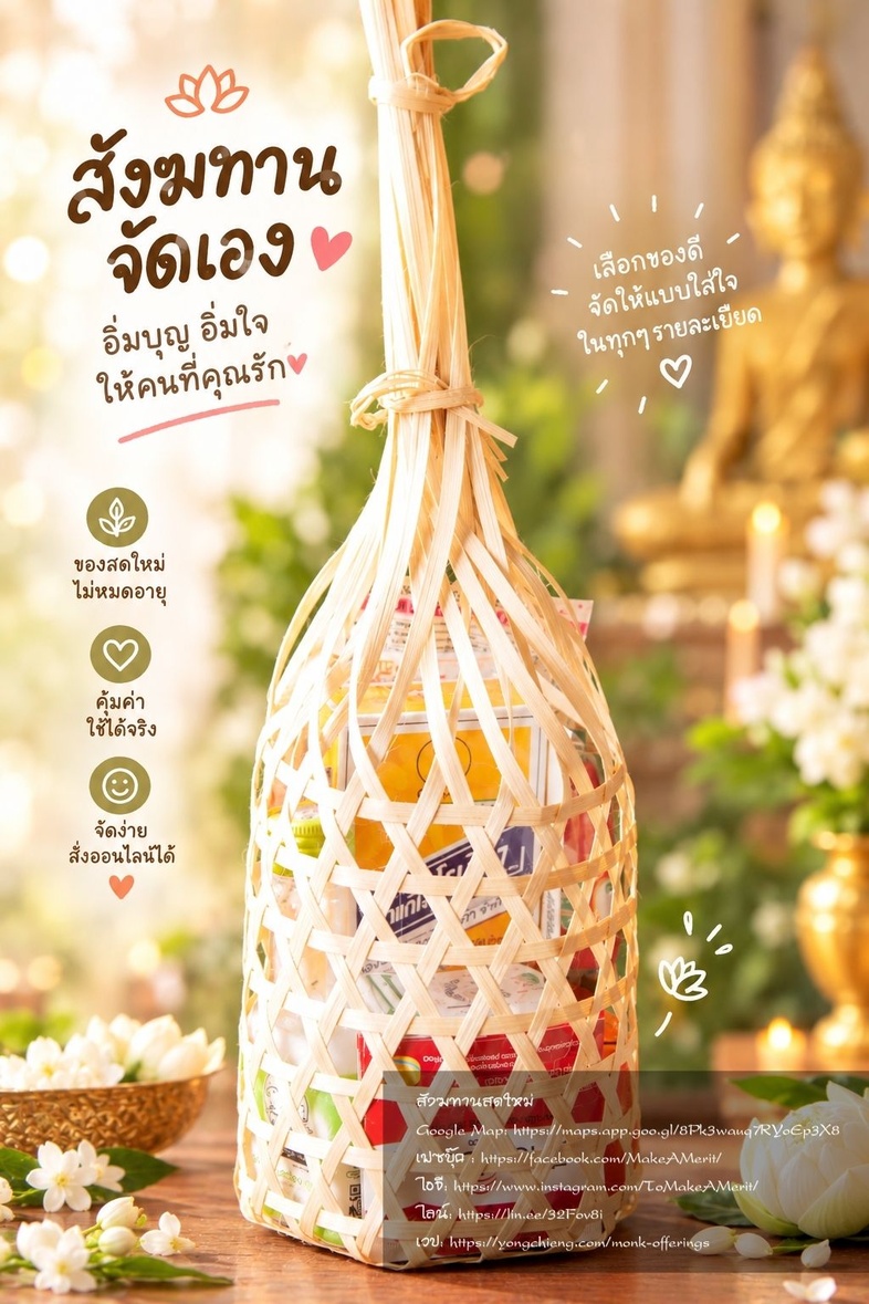 สังฆทานปุ๊กปิ๊ก  สังฆทานปุ๊กปิ๊ก 
 สังฆทาน, สังฆทานยา, ชุดสังฆทาน, ชุดสังฆทานยา, รักโลก, รักษ์โลก, ถวายสังฆทาน, ชุดสังฆทาน,...